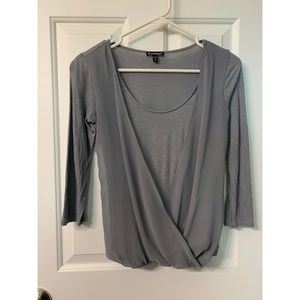Grey express shirt